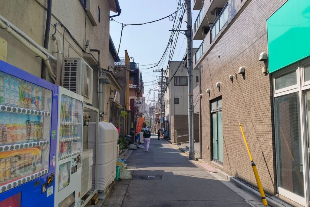森下駅周辺の住宅街の写真
