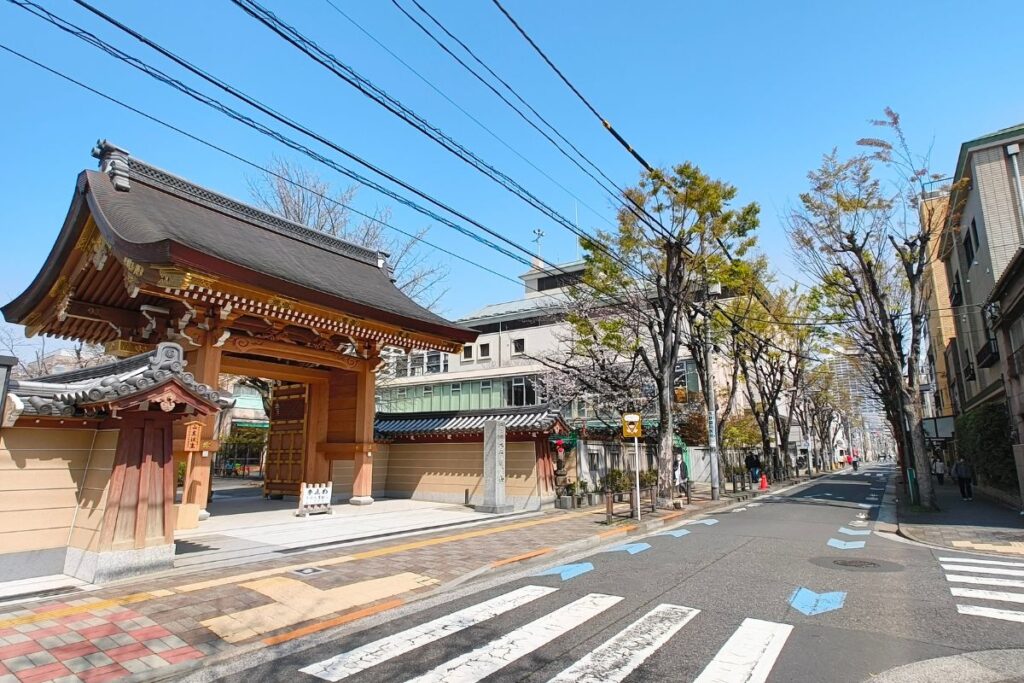 清澄白河のお寺の写真