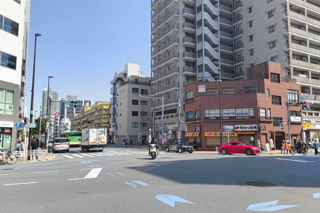 清澄三丁目交差点の写真